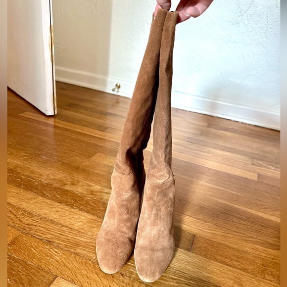 Chinese Laundry Kraft Honey Suede Knee High Boots - Picture 2 of 4
